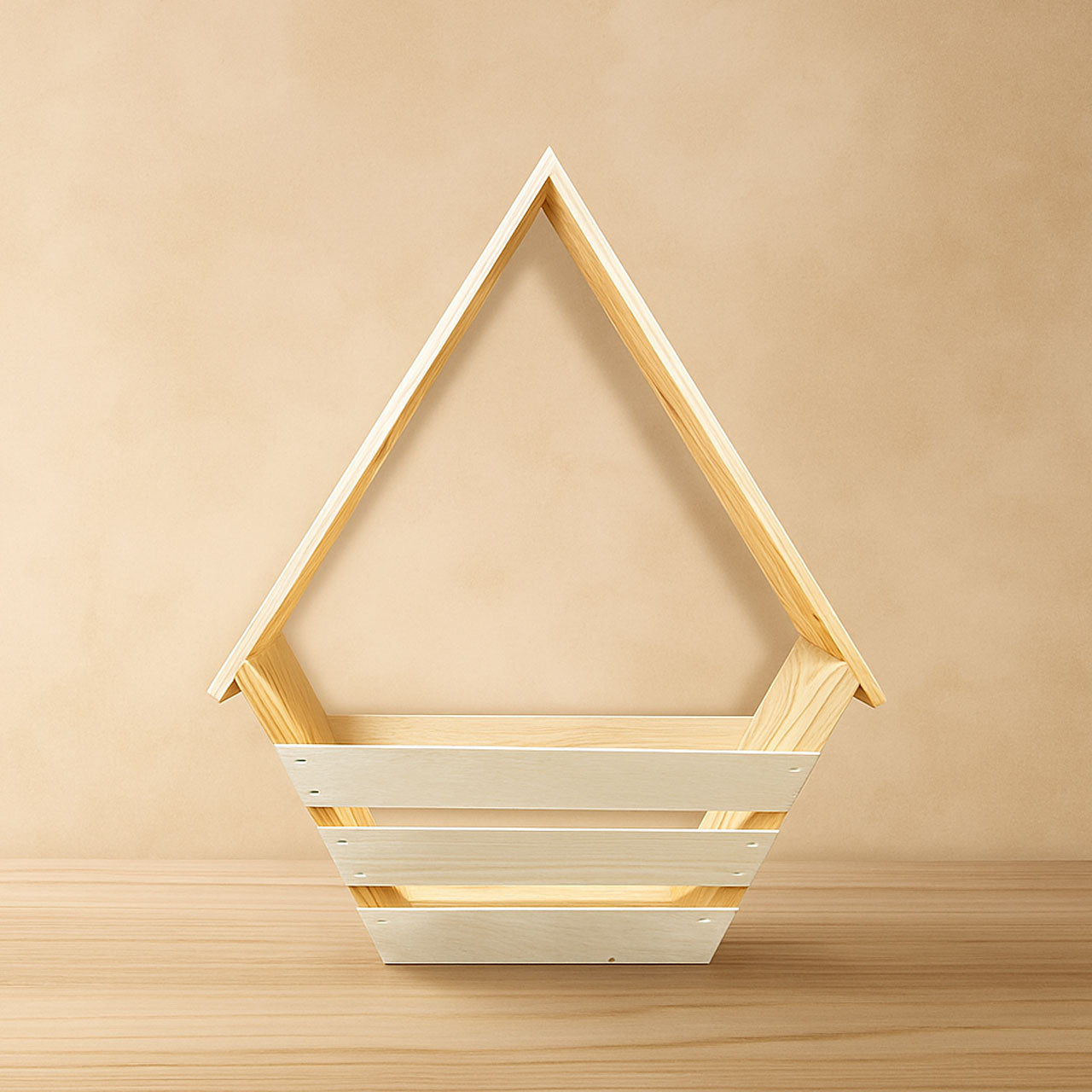 Hut Hamper - Decorative Gifting Basket - Pine Wood