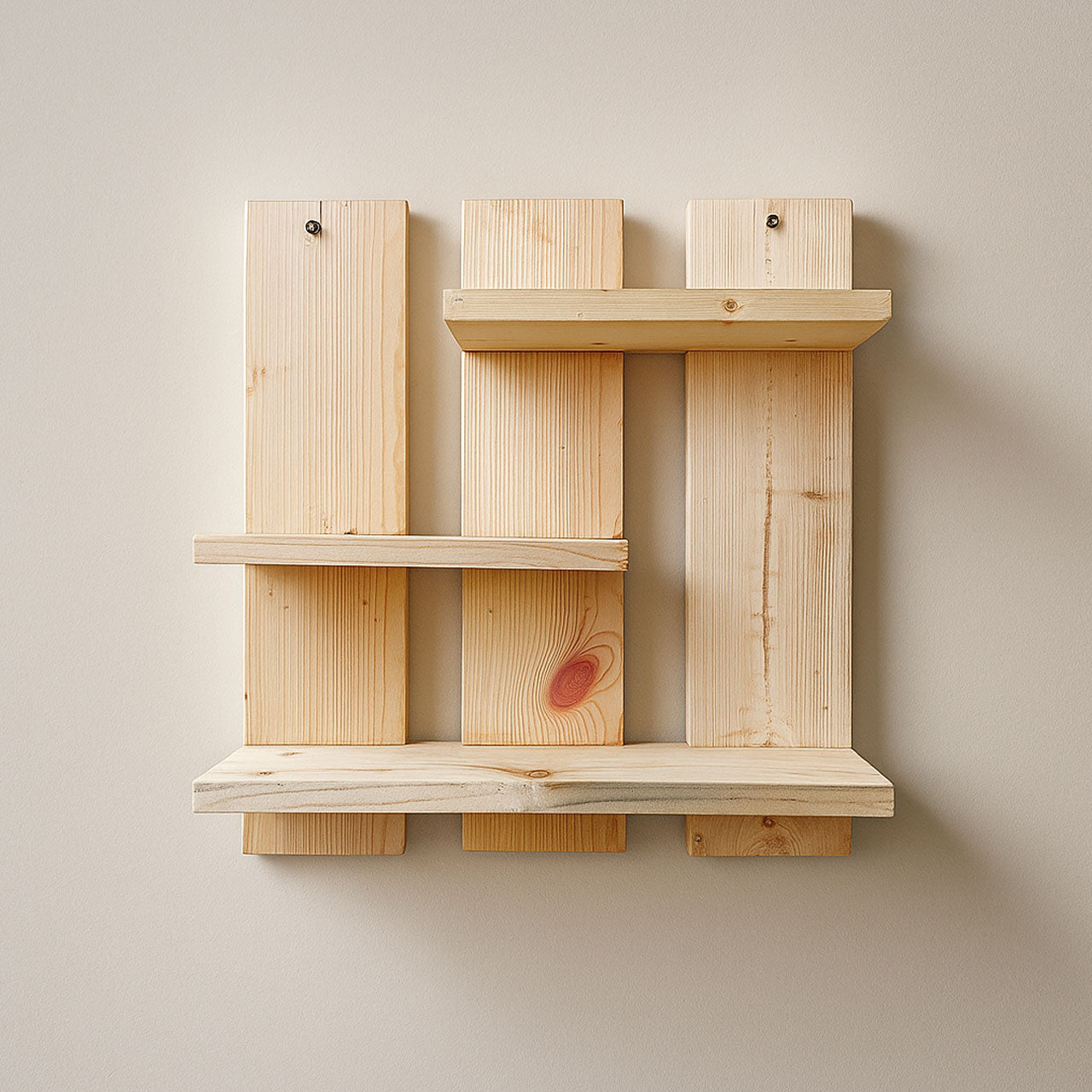 Wall Shelf Planter Stand |  Wooden Decor Indoor for Living Room Bedroom Bathroom Kitchen Office Decoration