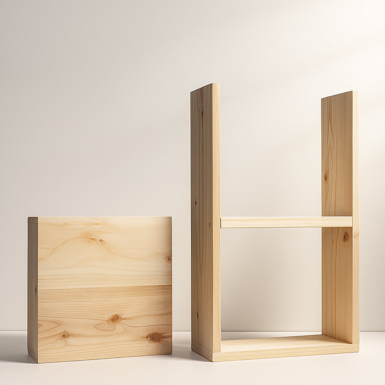 Rustic Wooden Planter with Stand | Eco-Friendly Flower Pot for Home & Balcony