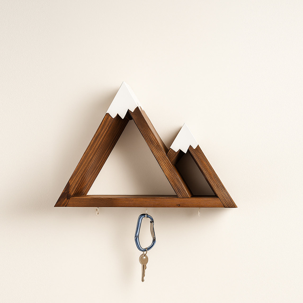 Wooden Wall Shelf Organizer – Double Mountain Design
