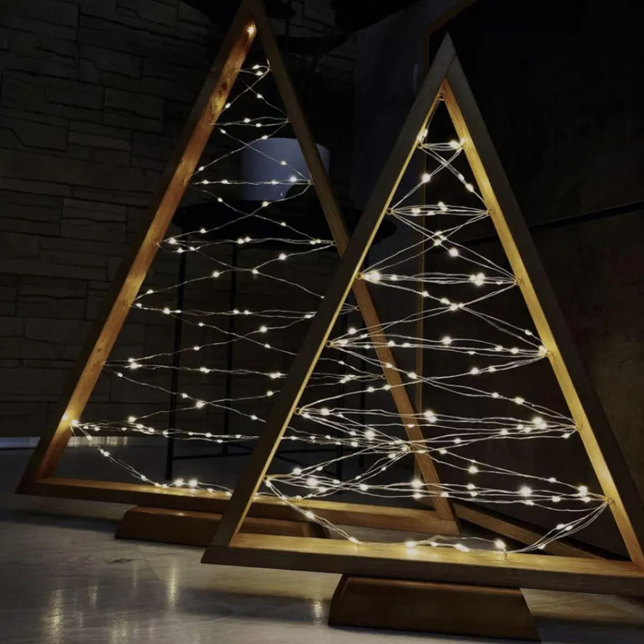 PineLight Christmas Tree – Handmade Wooden Holiday Décor