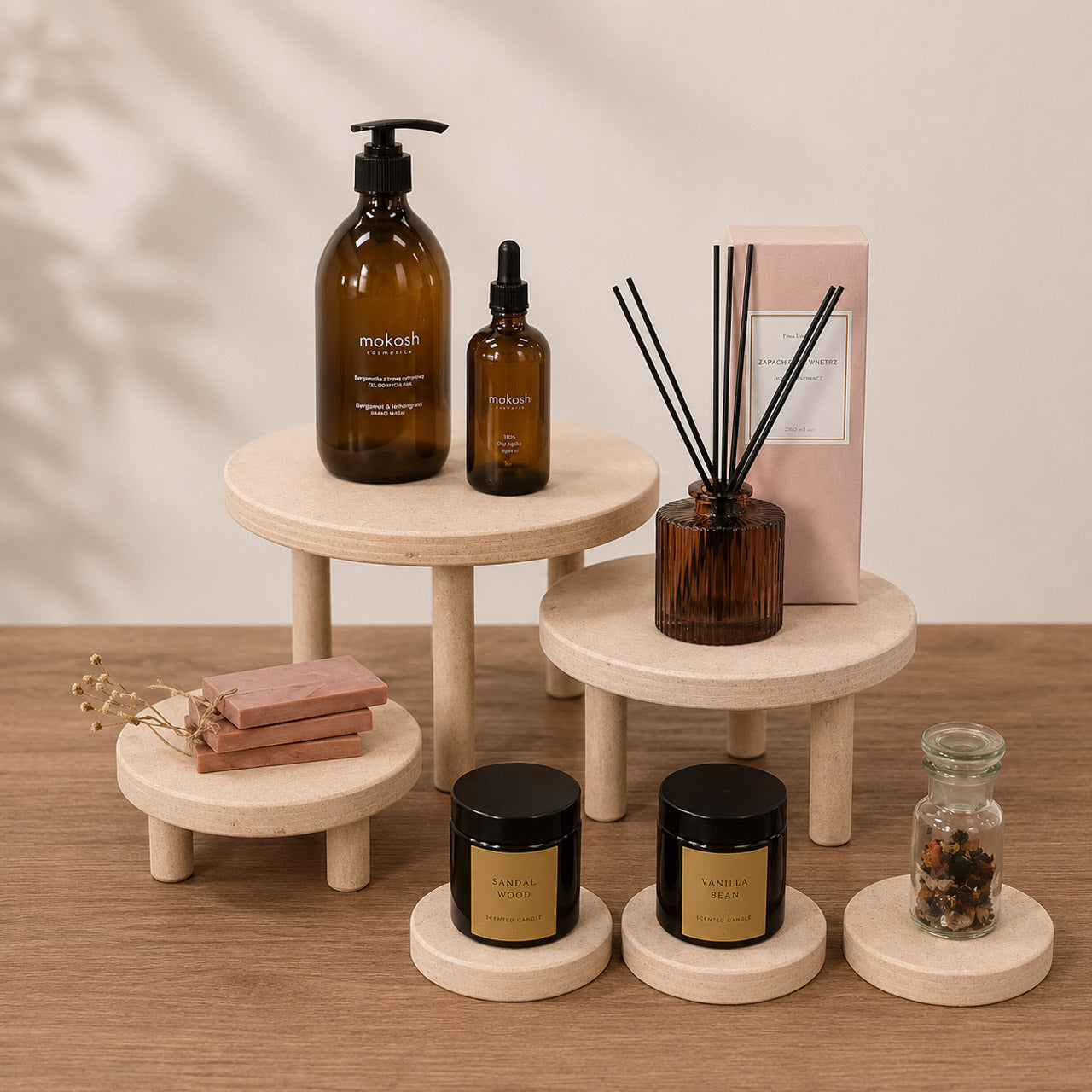 Round Retail Display Risers & Pedestals
