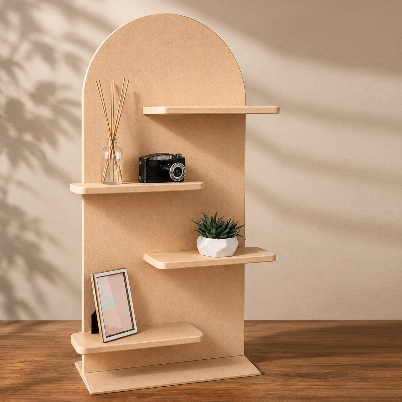 MDF Arch Display Shelf