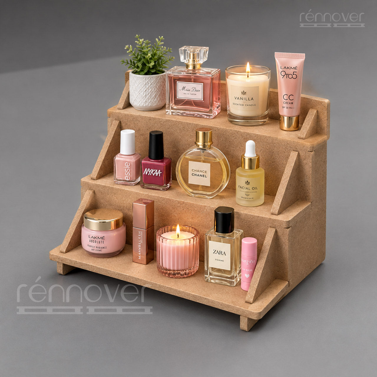 MDF FlexiFold 3-Tier Stand