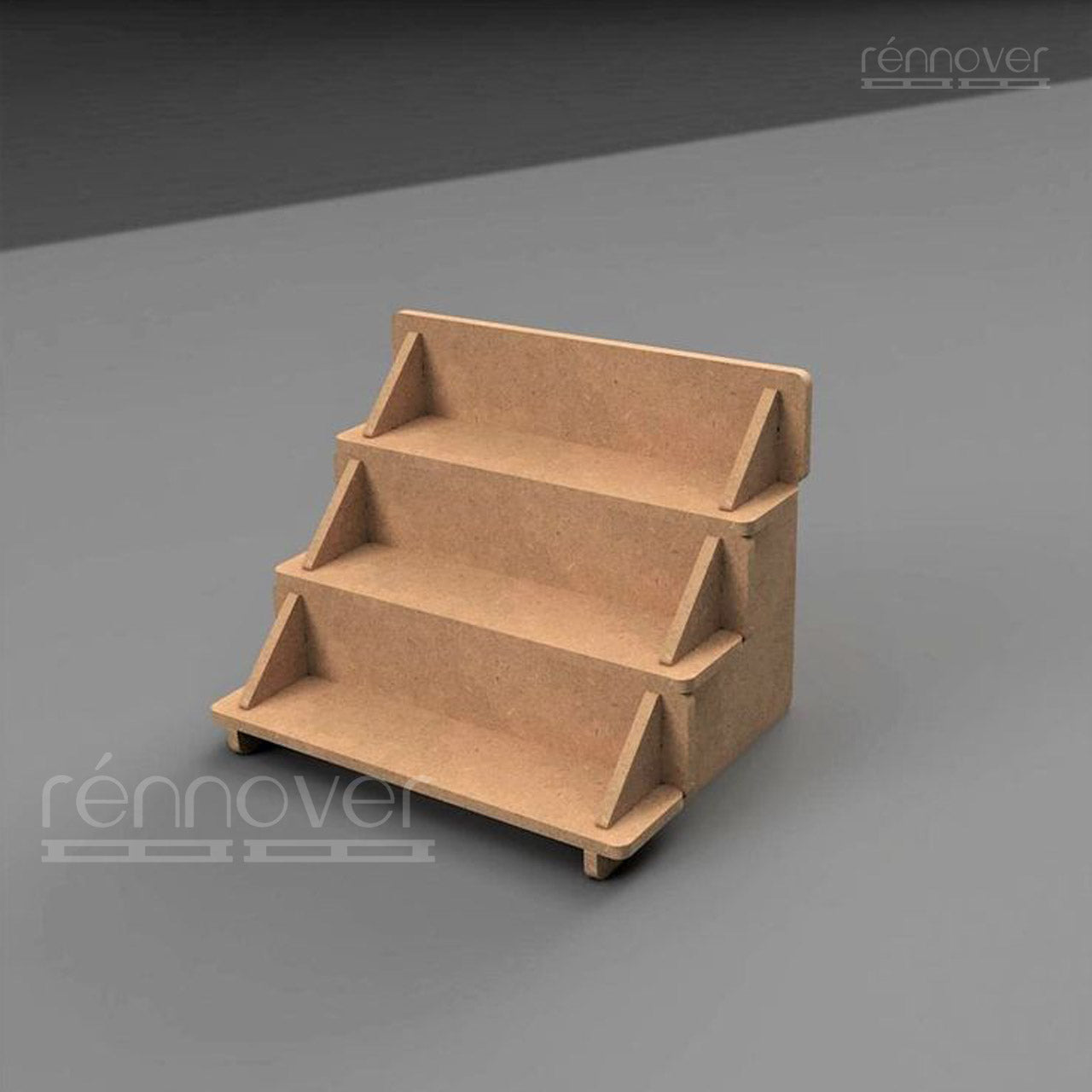 MDF FlexiFold 3-Tier Stand