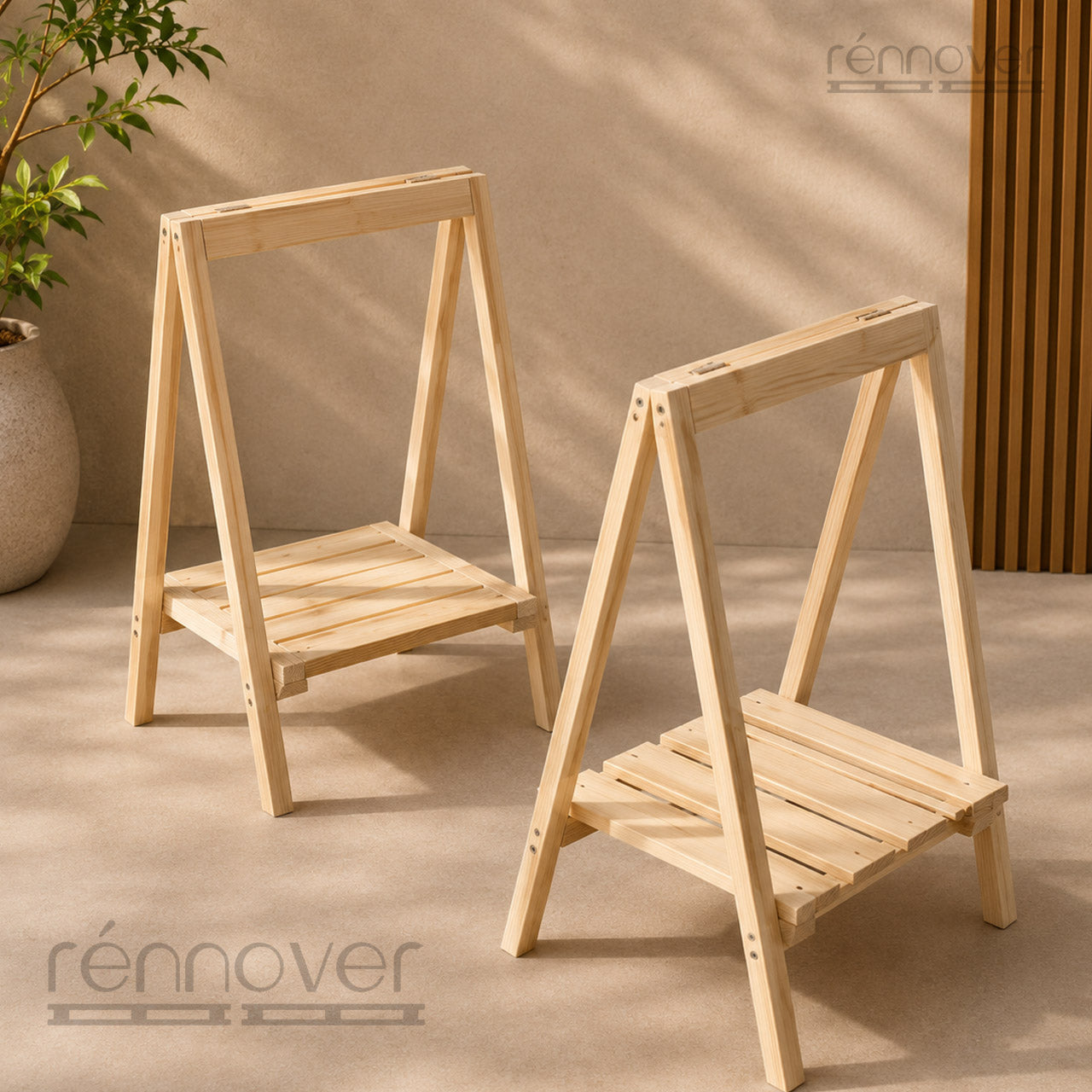 Portable Foldable Suitcase Display Table | MDF Top & Pinewood Frame for Exhibitions