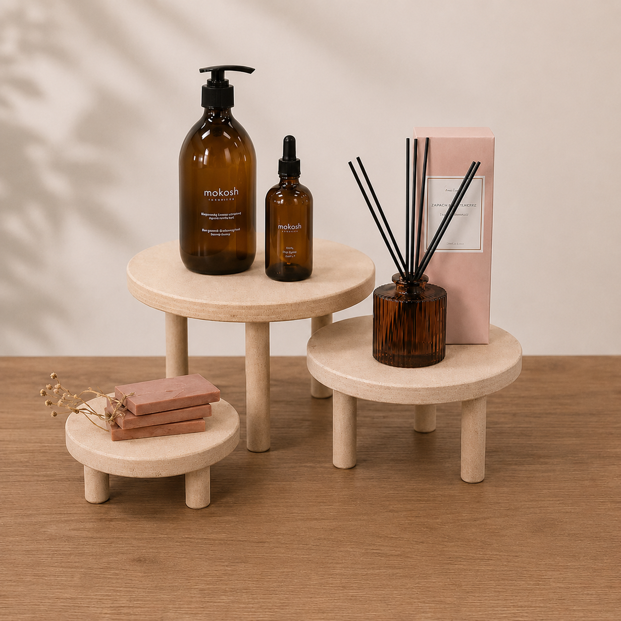 Round Retail Display Risers & Pedestals