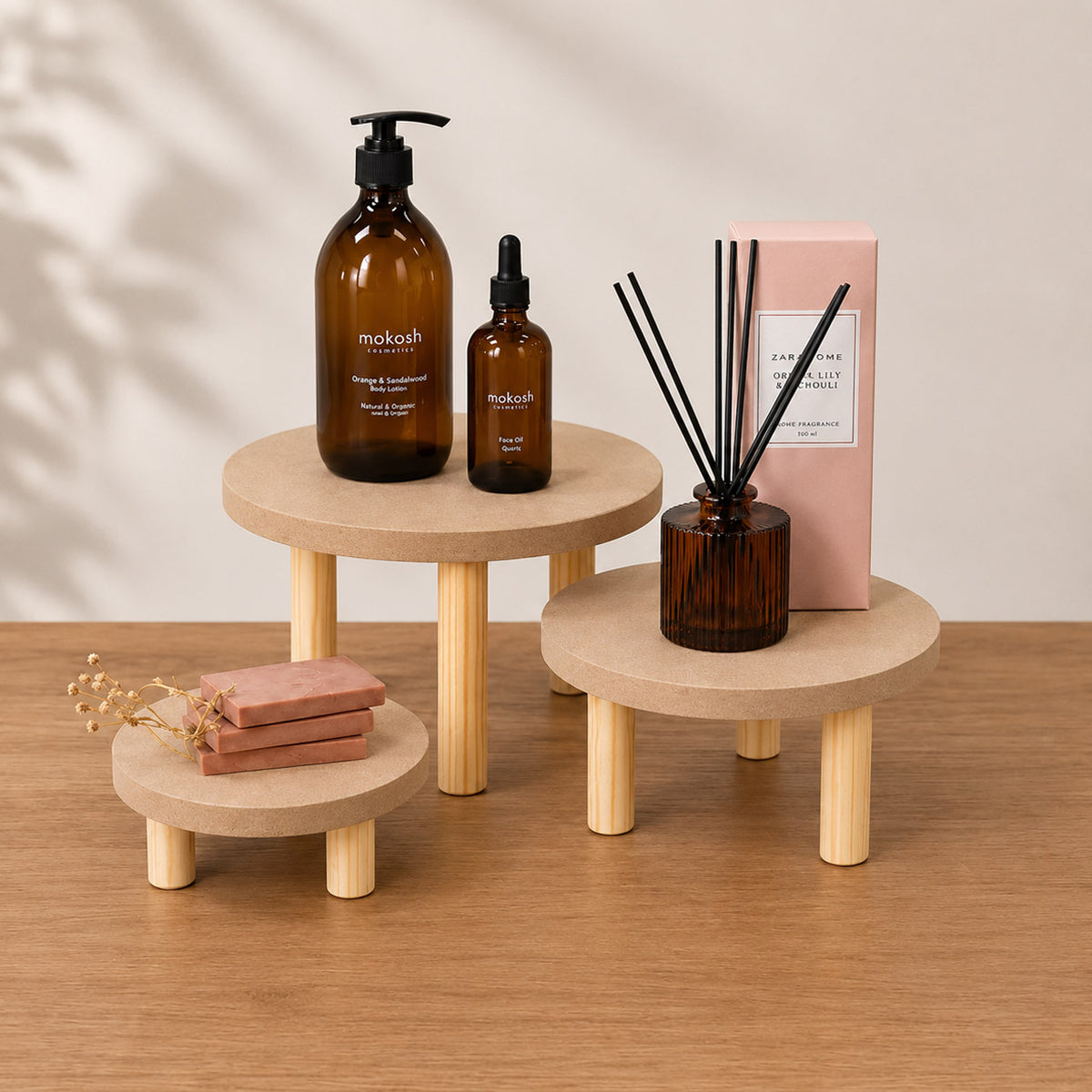 Round Retail Display Risers & Pedestals