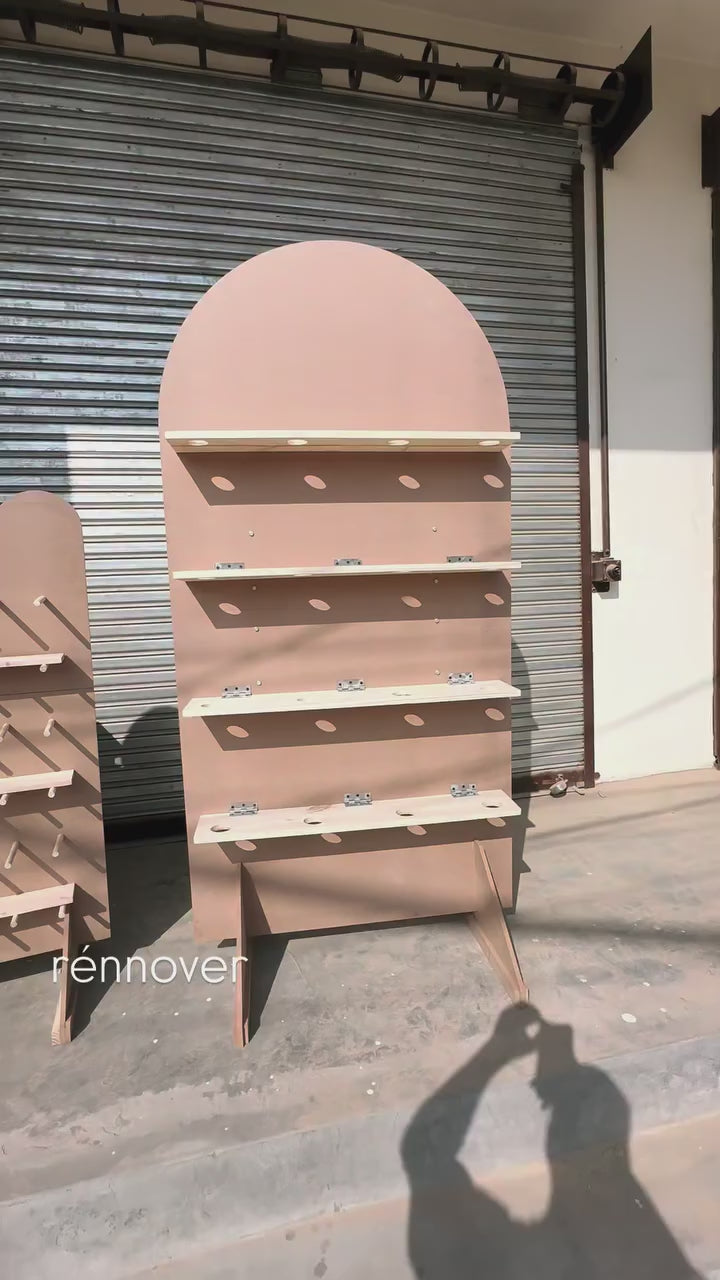 Rennover DIY MDF Exhibition Stand – 2.5x4 ft Display Unit