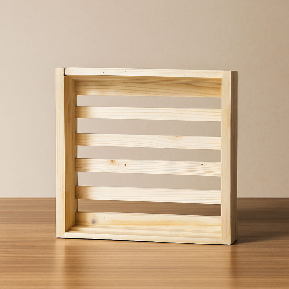 Wooden Multipurpose Slotted Serving Tray | Pinewood | Gifting - Image 2