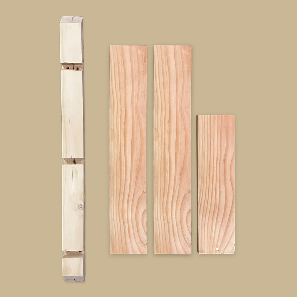 Adjustable & Detachable Pinewood Wall Shelf – Modern DIY Shelf - Image 4