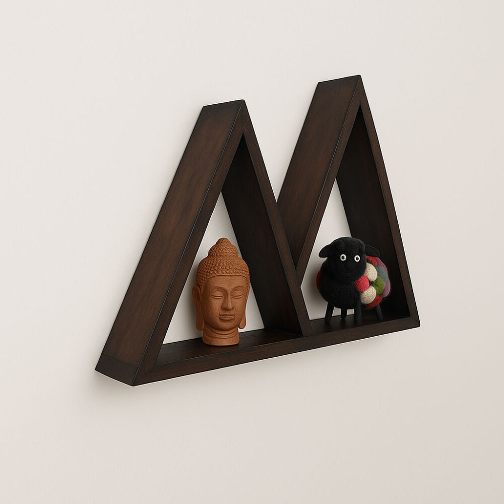 Wooden Wall Shelf Organizer – Double Mountain Design